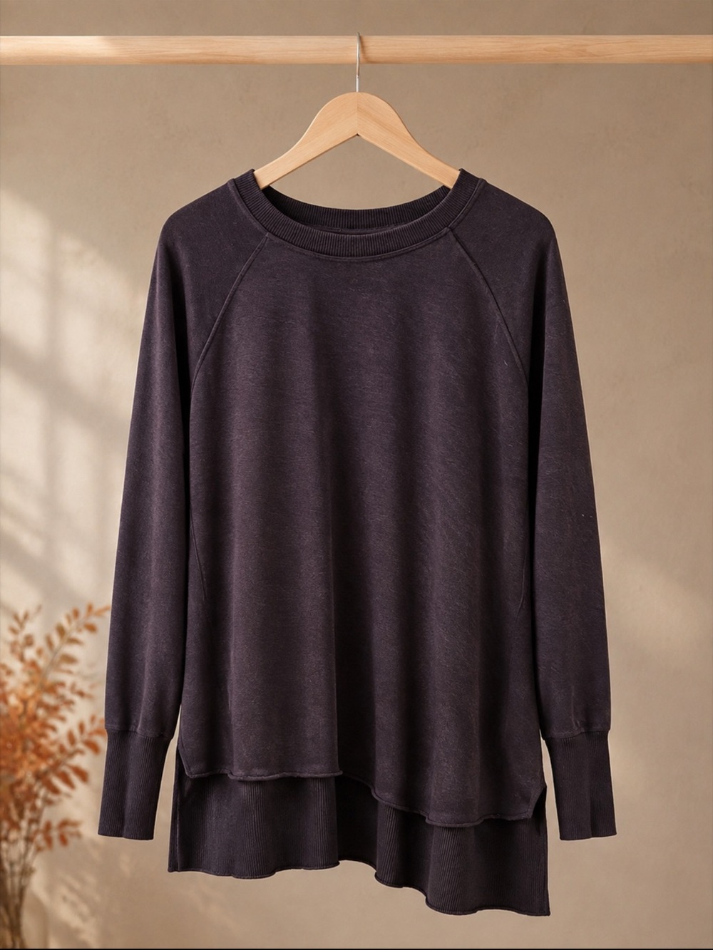 Women’s Crewneck Sweater - Black